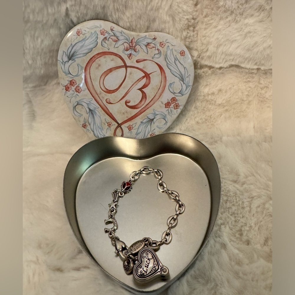 BRIGHTON Lucky Clover Bracelet Ladybug Horse Shoe Shooting Star Good Luck New - Picture 3 of 17